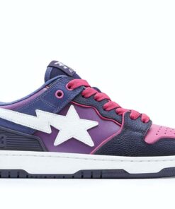 A Bathing Ape Bape SK8 Sta Purple White 1J30-291-024/1J30-191-024