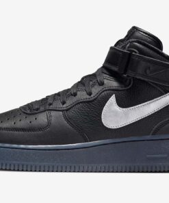 Nike Air Force 1 Mid Prm Black Metallic Silver DX3061-001