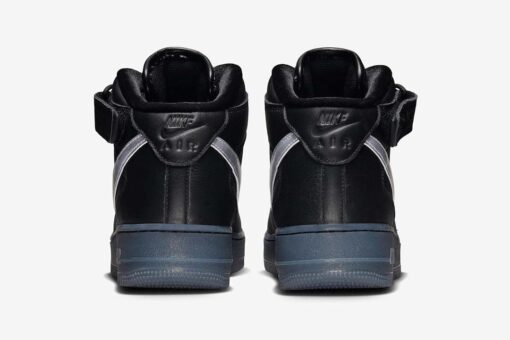 Nike Air Force 1 Mid Prm Black Metallic Silver DX3061-001