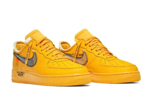 Nike Air Force 1 Low Off-White ICA University Gold DD1876-700