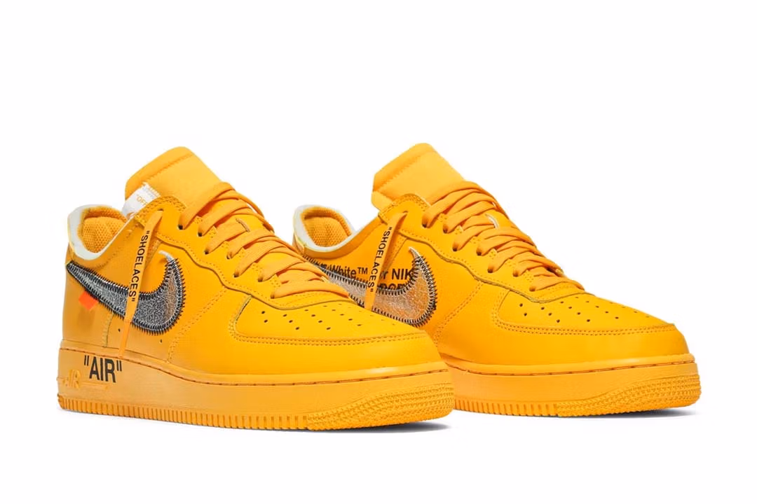 Nike Air Force 1 Low Off-White ICA University Gold DD1876-700