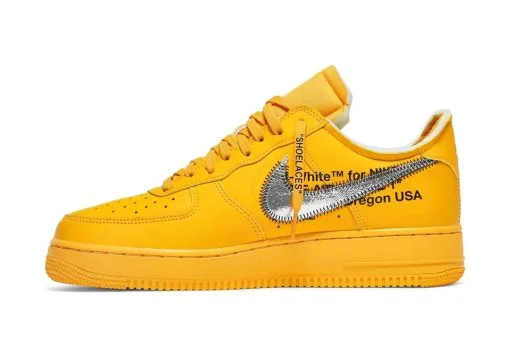 Nike Air Force 1 Low Off-White ICA University Gold DD1876-700