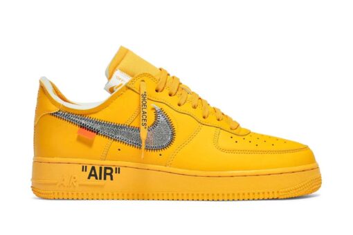 Nike Air Force 1 Low Off-White ICA University Gold DD1876-700