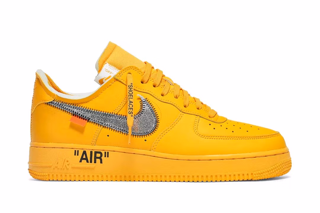 Nike Air Force 1 Low Off-White ICA University Gold DD1876-700
