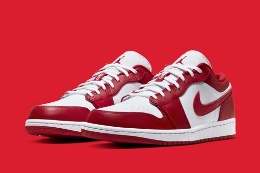 Jordan 1 Low Gym Red White 553558-611