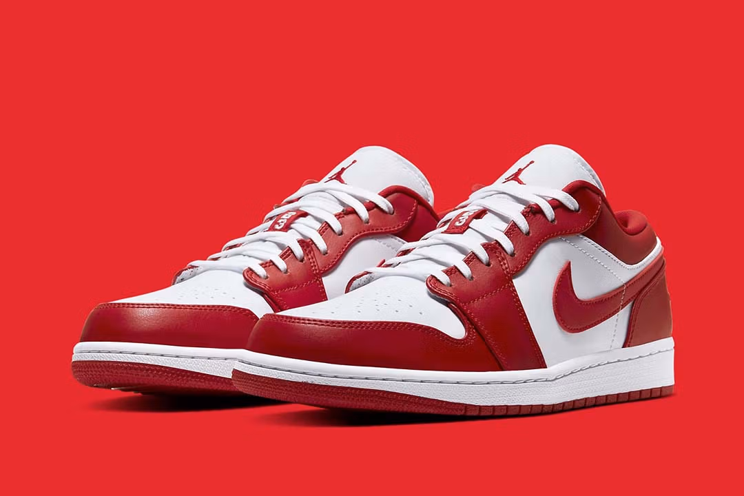 Jordan 1 Low Gym Red White 553558-611
