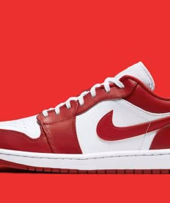 Jordan 1 Low Gym Red White 553558-611