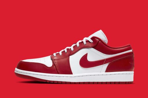 Jordan 1 Low Gym Red White 553558-611