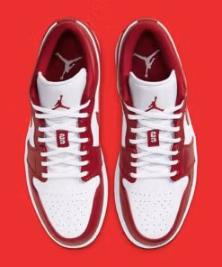 Jordan 1 Low Gym Red White 553558-611