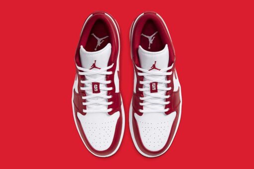 Jordan 1 Low Gym Red White 553558-611