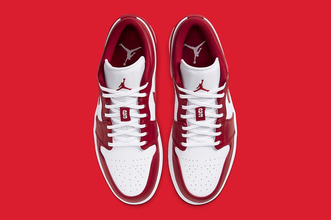 Jordan 1 Low Gym Red White - Immortal Sneaker