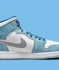 Jordan 1 Mid French Blue Fire Red DN3706-401