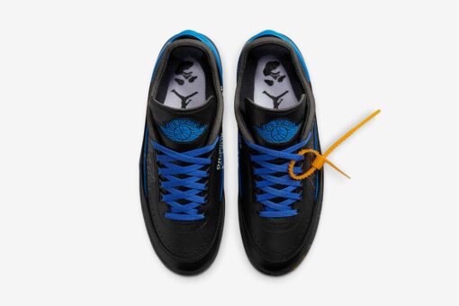 Jordan 2 Retro Low SP Off-White Black and Varsity Royal - DJ4375-004