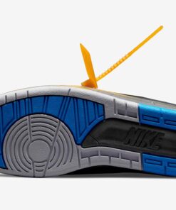 Jordan 2 Retro Low SP Off-White Black and Varsity Royal - DJ4375-004