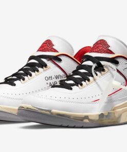 DJ4375-106 - Jordan 2 Retro Low SP Off-White White Red