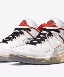 DJ4375-106 - Jordan 2 Retro Low SP Off-White White Red
