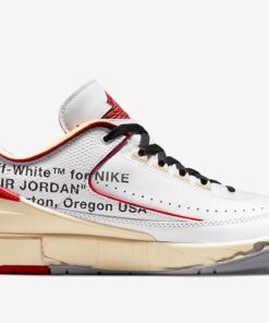 DJ4375-106 - Jordan 2 Retro Low SP Off-White White Red