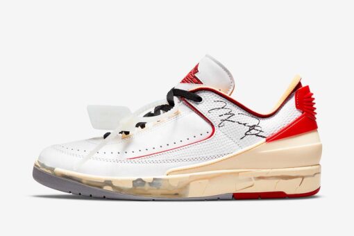 DJ4375-106 - Jordan 2 Retro Low SP Off-White White Red