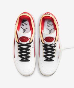 DJ4375-106 - Jordan 2 Retro Low SP Off-White White Red