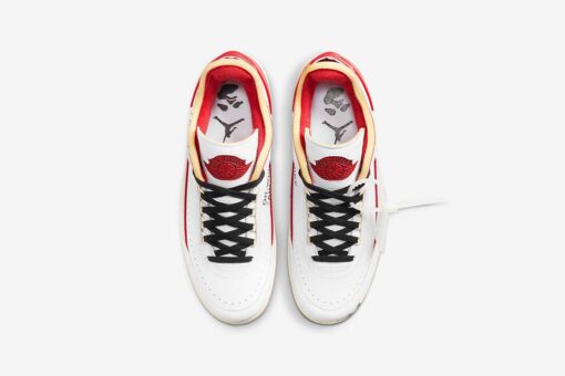 DJ4375-106 - Jordan 2 Retro Low SP Off-White White Red