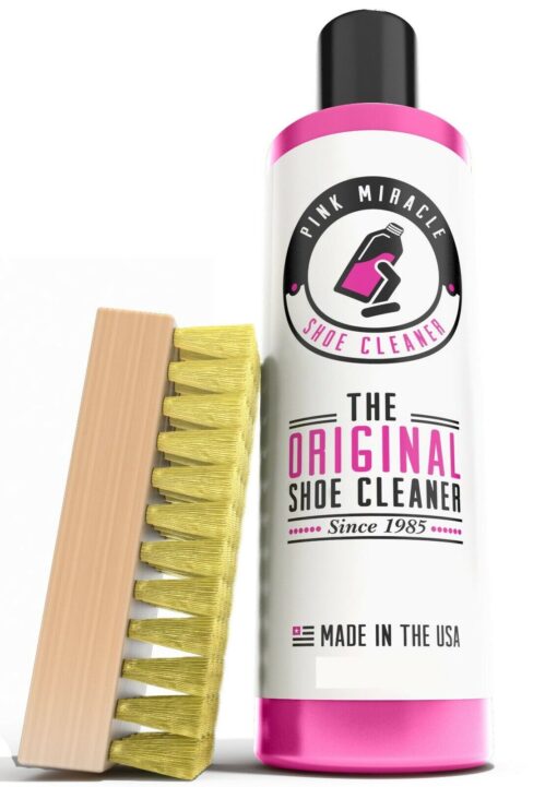 Pink Miracle Shoe Cleaner Kit 8oz with Brush