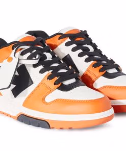 Off-White Out Of Office Calf Leather Black White Orange 20972860
