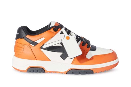 Off-White Out Of Office Calf Leather Black White Orange 20972860