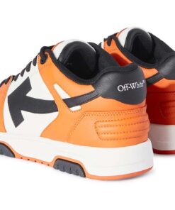 Off-White Out Of Office Calf Leather Black White Orange 20972860