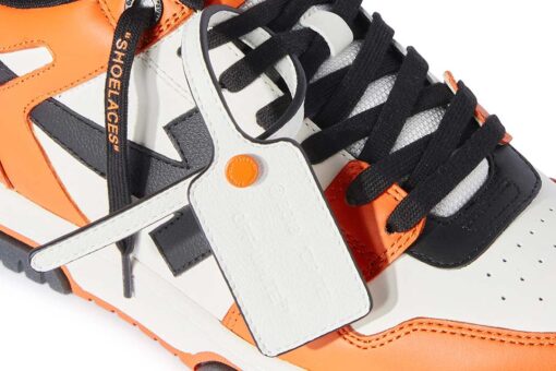 Off-White Out Of Office Calf Leather Black White Orange 20972860