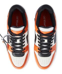Off-White Out Of Office Calf Leather Black White Orange 20972860