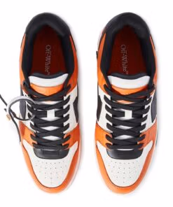 Off-White Out Of Office Calf Leather Black White Orange 20972860