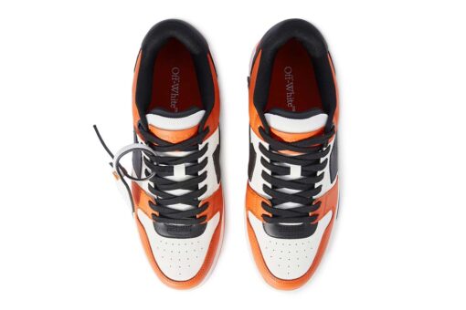 Off-White Out Of Office Calf Leather Black White Orange 20972860