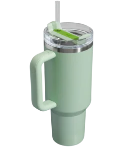 Green Divine Stanley 40 Oz. Quencher H2.0 FlowState Stainless Steel Vacuum Insulated Tumbler