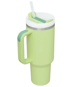 Citron Stanley 40 Oz. Quencher H2.0 FlowState Stainless Steel Vacuum Insulated Tumbler