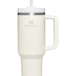 Cream Stanley 40 Oz. Quencher H2.0 FlowState Stainless Steel Vacuum Insulated Tumbler Front