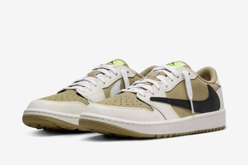 Jordan 1 Retro Low Golf Travis Scott Neutral Olive FZ3124-200