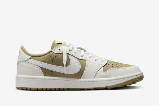 Jordan 1 Retro Low Golf Travis Scott Neutral Olive FZ3124-200