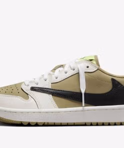 Jordan 1 Retro Low Golf Travis Scott Neutral Olive FZ3124-200