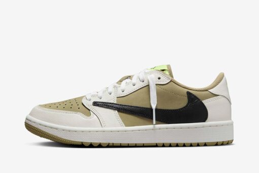 Jordan 1 Retro Low Golf Travis Scott Neutral Olive FZ3124-200