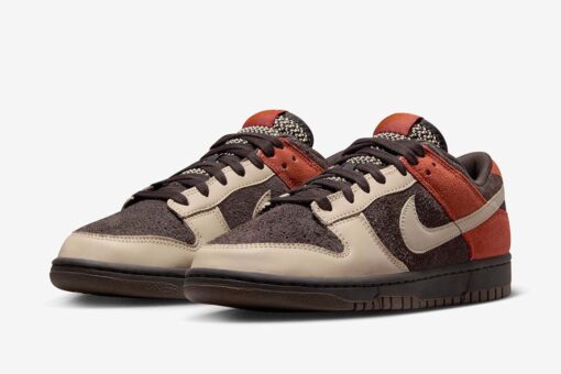 Nike Dunk Low Velvet Brown and Rugged Orange FV0395-200