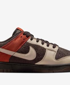 Nike Dunk Low Velvet Brown and Rugged Orange FV0395-200