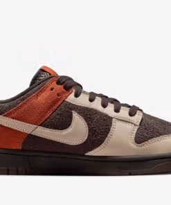 Nike Dunk Low Velvet Brown and Rugged Orange FV0395-200