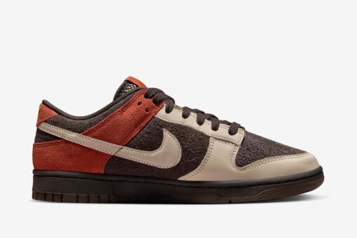 Nike Dunk Low Velvet Brown and Rugged Orange FV0395-200