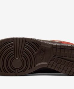 Nike Dunk Low Velvet Brown and Rugged Orange FV0395-200