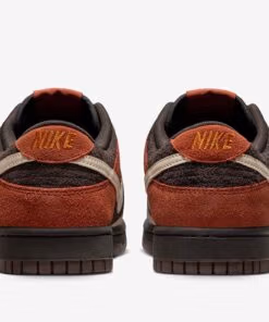Nike Dunk Low Velvet Brown and Rugged Orange FV0395-200