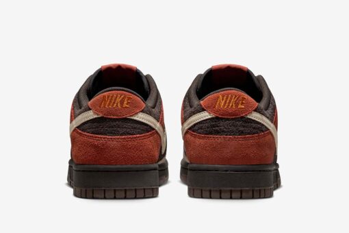 Nike Dunk Low Velvet Brown and Rugged Orange FV0395-200