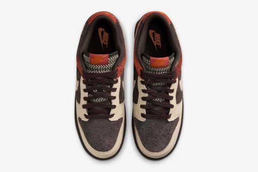 Nike Dunk Low Velvet Brown and Rugged Orange FV0395-200