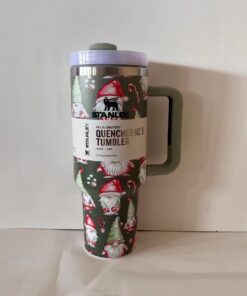 Como Green Christmas Stanley 40 Oz. Quencher H2.0 FlowState Stainless Steel Vacuum Insulated Tumbler