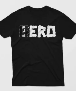 AJ1 Low Panda - Zero Hero T-Shirt - Black