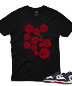 J1 Retro Low OG Black Toe - Sneakerhead T-Shirt - Black